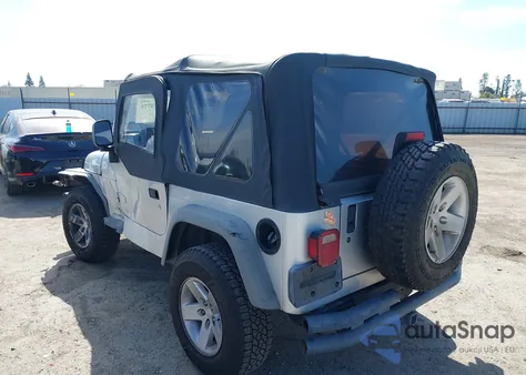 2003 Jeep Wrangler Se from USA, damaged, VIN 1J4FA29123P302314